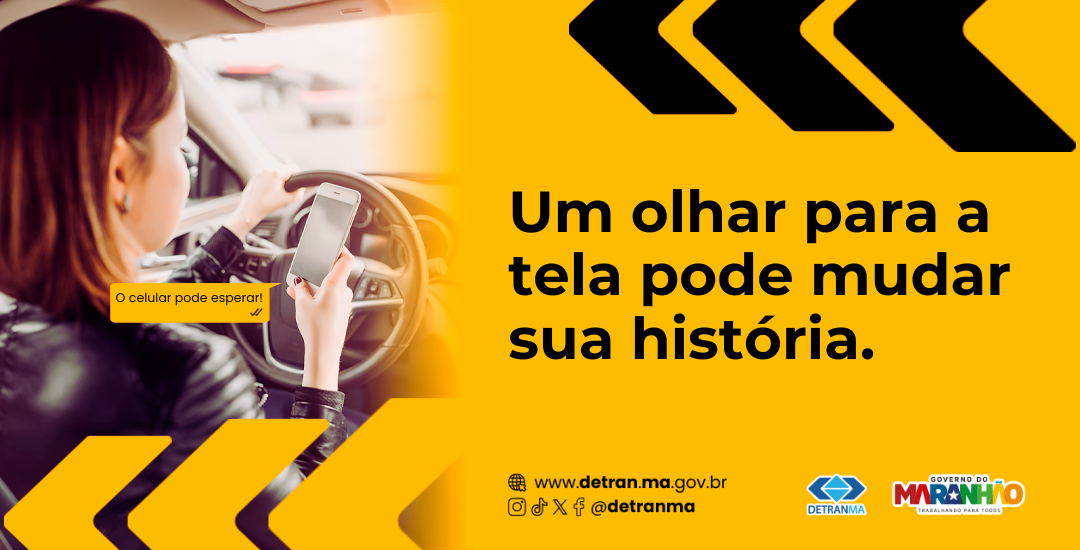 Desconecte para viver: O perigo do celular no trânsito