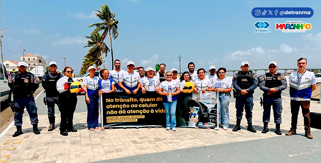 Detran-MA realiza blitz educativa na abertura da Semana Nacional de Trânsito 2025